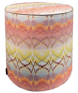 MISSONI HOME POUF 45x45cm SEIDENMISCHUNG DREAMLAND COLLECTION TROCADERO 131 - Bild 1 von 5