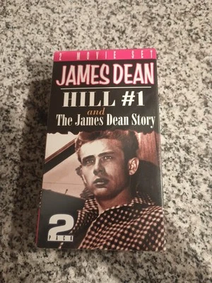 James Dean 2 Pack VHS - Hill #1 and The James Dean Story 2 Movies Box Set - Image 1 of 2