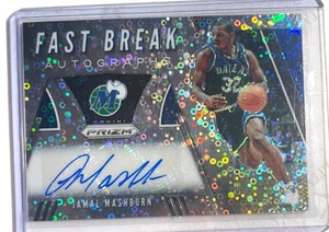 Jamal Mashburn 2019/20 Prizm Fast Break Prizm Autograph Auto -Mavericks!! - Bild 1 von 2