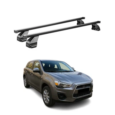 Fix Point Roof Racks Top Cross Bars for Mitsubishi Outlander Sport 2011-24 Black - Изображение 1 из 4