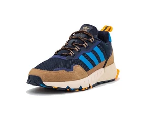 Adidas Originals Herren ZX 1K Boost Sneaker Schuhe, Legend Ink/Blue Rush/Orange - Bild 1 von 9