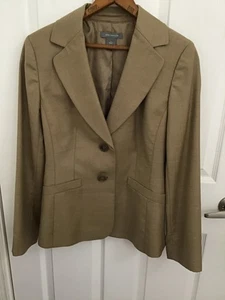 Ann Taylor Damen Blazer beige Wolle Kaschmir gefüttert L/S Karriere 2 - Bild 1 von 6