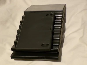 Lot de 10 coques DVD noires - Remplacement vide 14 mm pour 1 disque - Occasion - Photo 1/3