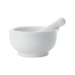 Maxwell & Williams Porcelain White Basics 7cm Mortar & Pestle Herb/Spice Pounder - Picture 1 of 1