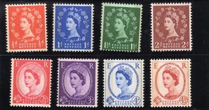 QEII 1959 3rd GRAPHITE SET SG 599 / 609 SUPERB UMM c£100 - Bild 1 von 1