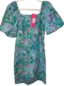 NWT Lilly Pulitzer Size 0 Style Lettie Purple Iris On The Chase. - Picture 1 of 3