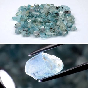 π 101.99ct 127pcs Lot Rough Natural Zircon - Gentle Heat, Cambodia Gemstone - Picture 1 of 6