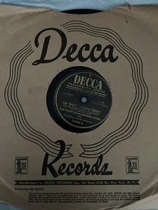 BING CROSBY & ANDREWS SISTERS 1947 GO WEST YOUNG MAN-78rpm #23885 & DECCA SLEEVE - Picture 1 of 2