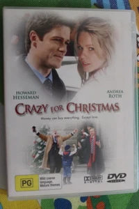 CRAZY FOR CHRISTMAS RARE DVD DRAMA HOWARD HESSEMAN & ANDREA ROTH HOLIDAY FILM - Picture 1 of 3