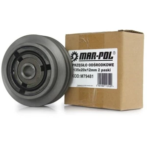 Fliehkraftkupplung 135/20mm Riemenscheibe für 2 Keilriemen - Bild 1 von 4