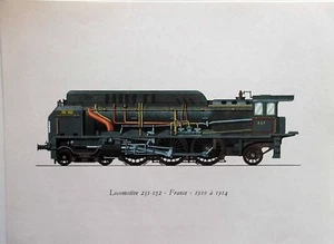 Pub Laboratoire Roussel - Locomotive 231-052 - 1910 à 1914 - France - Picture 1 of 1
