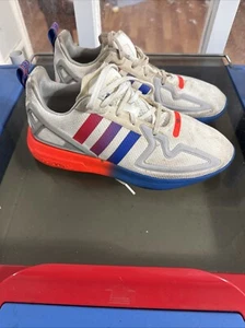 Mens adidas ZX 2K Flux Gradient Sole - White Sz 9 - Picture 1 of 8