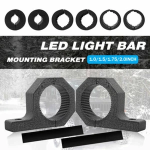 2x Mount Bracket Tube Clamp For LED Light Bar Bull Bar Pod 1" 1.5" 1.75" 2" inch - Picture 1 of 11