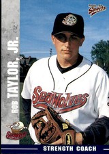 2000 Erie Seawolves Multi-Ad 27 Rob Taylor Jr Reading Pennsylvania Baseball Card
