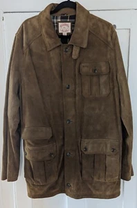Brooks Brothers Suede Field Coat Size XL - Picture 1 of 14