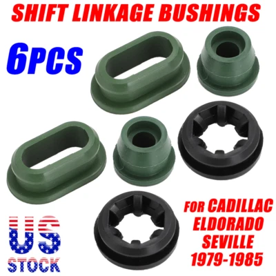 For 1979-1985 Cadillac Eldorado Or Seville Shifter Shift Linkage Bushings 6PCS - Image 1 of 4