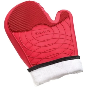 Starfrit Red Heat Resistant NonSlip Waterproof Kitchen Hand Mitt Ships from USA - Picture 1 of 3