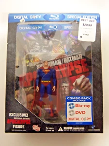 Superman Batman Apocalypse Best Buy Excl BLU-RAY + DVD + DIGITAL HD w Minifigure - Picture 1 of 3