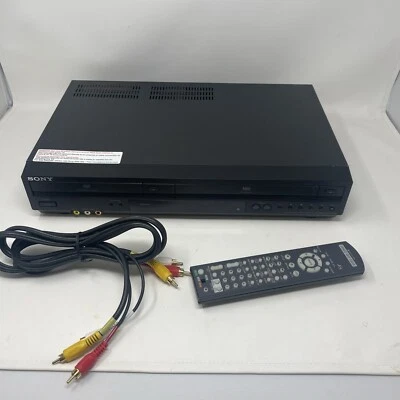 Reproductor VHS/DVD Sony SLV-D380P probado restaurado reparado VCR con control remoto LEER Foto 1 de 4