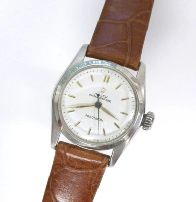 1949 SS Rolex 17J Oyster SpeedKing #5056 30MM Beautiful Working Watch & New Band - Image 1 of 4