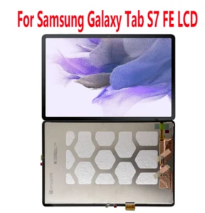 Für Samsung Galaxy Tab S7 FE SM-T730 T736B Full LCD Display Schwarz Glas Ersatz  - Bild 1 von 2