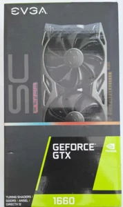 NVIDIA EVGA GeForce GTX 1660 SC ULTRA 6GB Graphics Card New Sealed Free Potage! - Picture 1 of 10