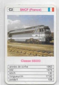Carte N°C2 - SNCF Classe 68000 (France) - Picture 1 of 2