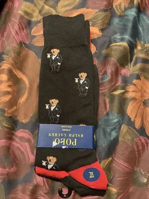 Calcetines de vestir Polo Ralph Lauren para hombre 2 pares talla XL Foto 1 de 4