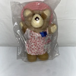 Vintage Furskins Bear 7" Wendy's Promo 1986 Furskins Plush Bear - Picture 1 of 5