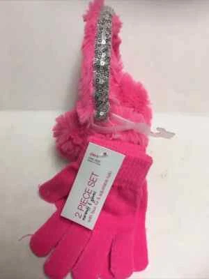 Juego de orejeras y guantes Capelli New York para niñas con piel sintética surtido se vende por separado Foto 1 de 4