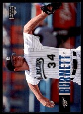 2006 Upper Deck A.J. Burnett Baseball Card #185