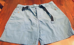 H&M LOGG Mens Shorts Light Blue Cotton with belt Size 36. - Picture 1 of 8