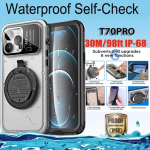 For iPhone 14 13 12 Pro Max 14 Waterproof Case Shockproof Underwater Full Cover - Photo 1 sur 10