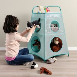 SALE Ikea TIGERFINK Children Storage with compartments, turquoise UK