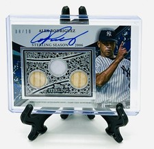 2023 Topps Sterling Alex Rodriguez Game-Used On Card Auto Autograph /10 Yankees
