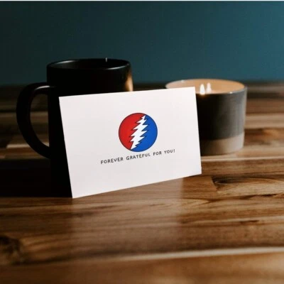 Cartão Grateful Dead, Furthur, Jerry Garcia, John Mayer - CONJUNTO de 5 - Imagem 1 de 2