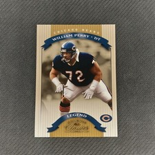 2002 Donruss Classics Legend /1000 William Perry #143 Fridge Chicago Bears SP