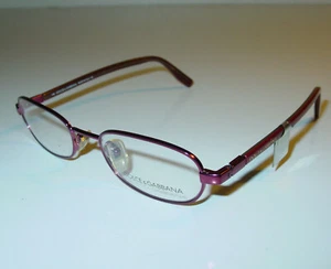 NEW D&G Dolce & Gabbana DG133 728 PURPLE EYEGLASSES GLASSES FRAME 140mm - Picture 1 of 6