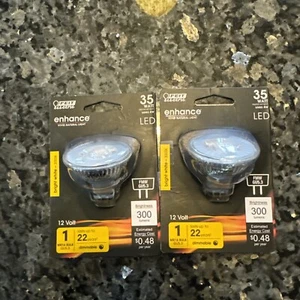 Feit Electric Enhance MR16 GU5.3 LED Bulb Bright White 35 Watt Dimmable X2 - Picture 1 of 8