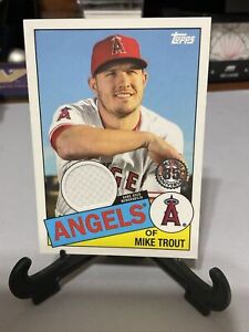 2020 Topps 1985 Topps Baseball Relics Mike Trout #85R-MT