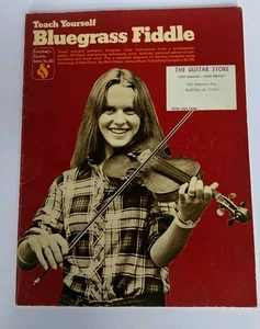 Teach Yourself Bluegrass Fiddle Vintage Book Sheet Music With Lessons - Picture 1 of 6