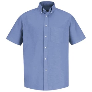 Camisa de vestir Oxford ejecutiva de manga corta Red Kap para hombre - Imagen 1 de 14