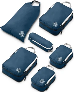 Compression Packing Cubes, Cubo Di Imballaggio a Unisex-Adulto (Solo Bagaglio) - Foto 1 di 12
