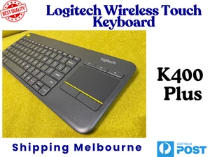 Clearance Logitech K400 Plus Wireless Keyboard with Touchpad for Home No Dongle - Picture 1 of 12