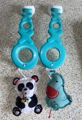 Fisher Price Animal Wonders Jumperoo Hanging Toys Panda Elephant Leaf Part   - Image 1 of 4