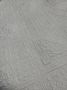 Edredón Ralph Lauren MARRAKESH Queen ~ 100% algodón ~ crema 90 x 90 - Imagen 1 de 7