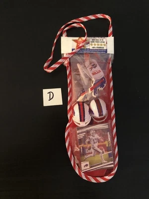 NIÑOS - NFL Bufallo BILLS Medias de Navidad - Tarjetas de Fútbol - Recuerdos. d Foto 1 de 4