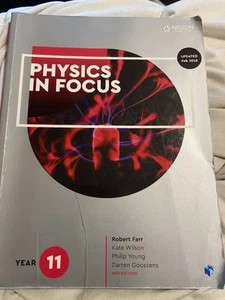 Physics In Focus Year 11 Textbook By R Farr 2018 - Picture 1 of 2