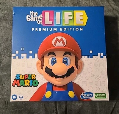 Super Mario THE GAME OF LIFE Premium Edition Board Game Brand New - Image 1 of 4
