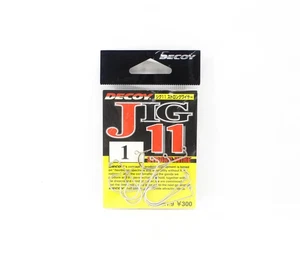 Decoy Jig-11 Strong Wire Jig Hooks Size 1 (1901) - Picture 1 of 6
